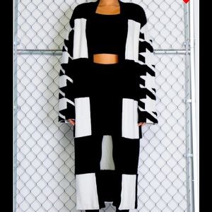 Houndstooth Cardigan